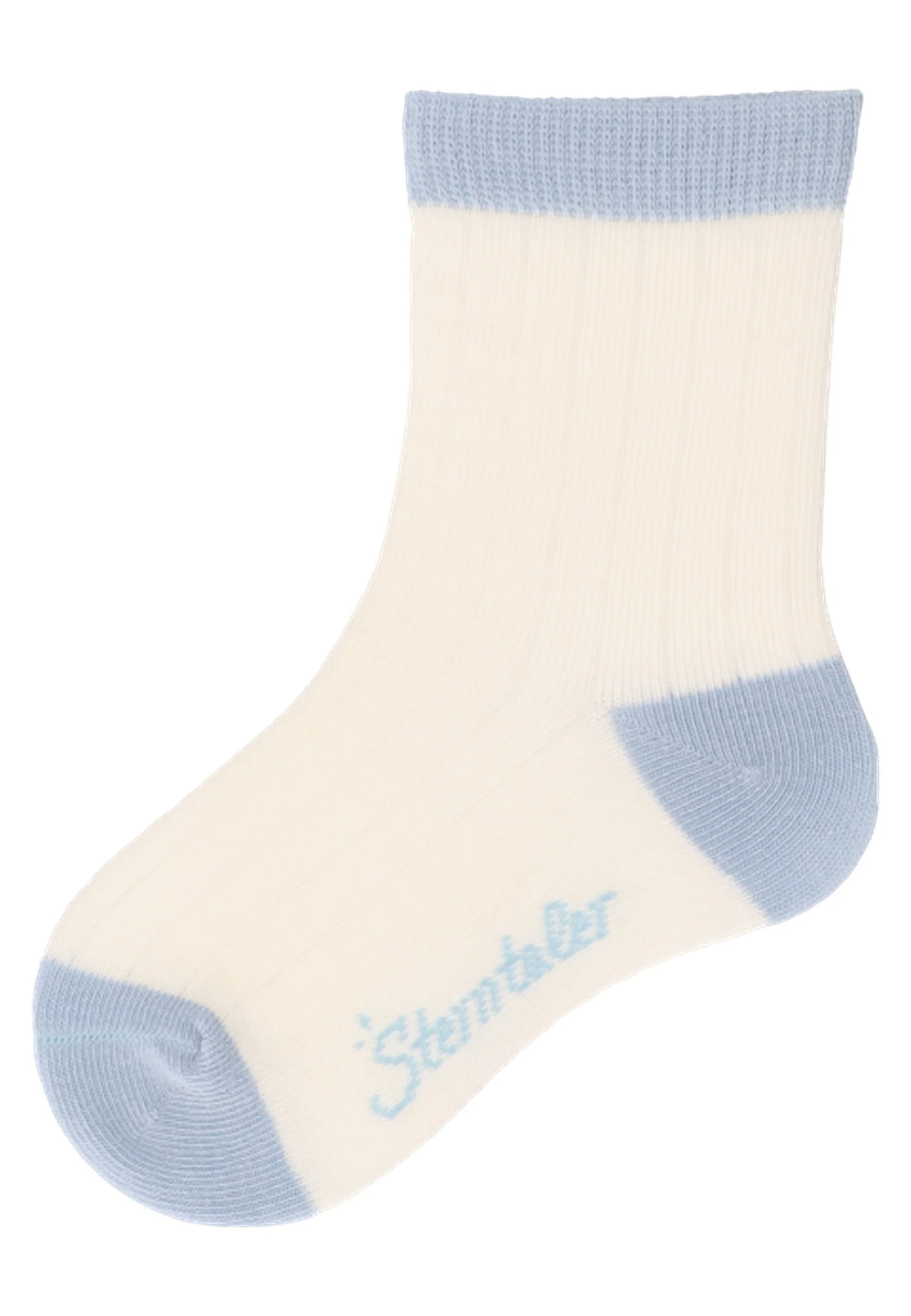 Socken im 3er Pack mit Rippenoptik in versch. Farben