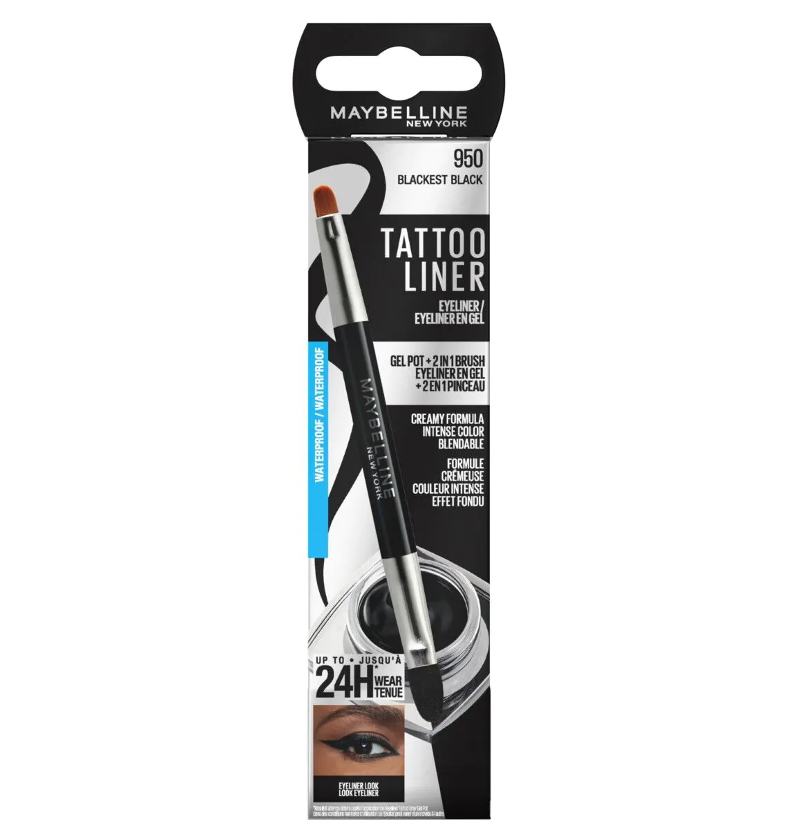Maybelline Tattoo Liner Gel Pot 950 Sort