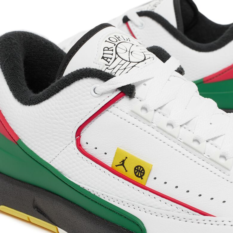JORDAN Air Jordan 2 Retro Low Quai 54 white/black-university red