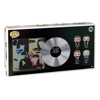 U2 POP! Albums DLX Vinyl Figuren 4er-Pack POP 9 cm