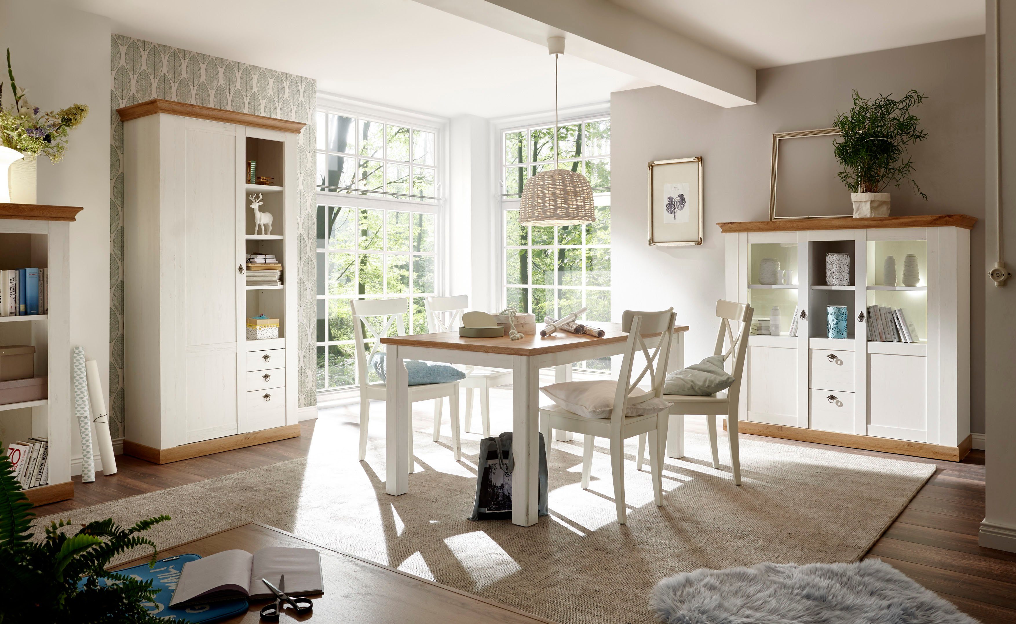 Home affaire Highboard Cremona, Breite 148 cm
