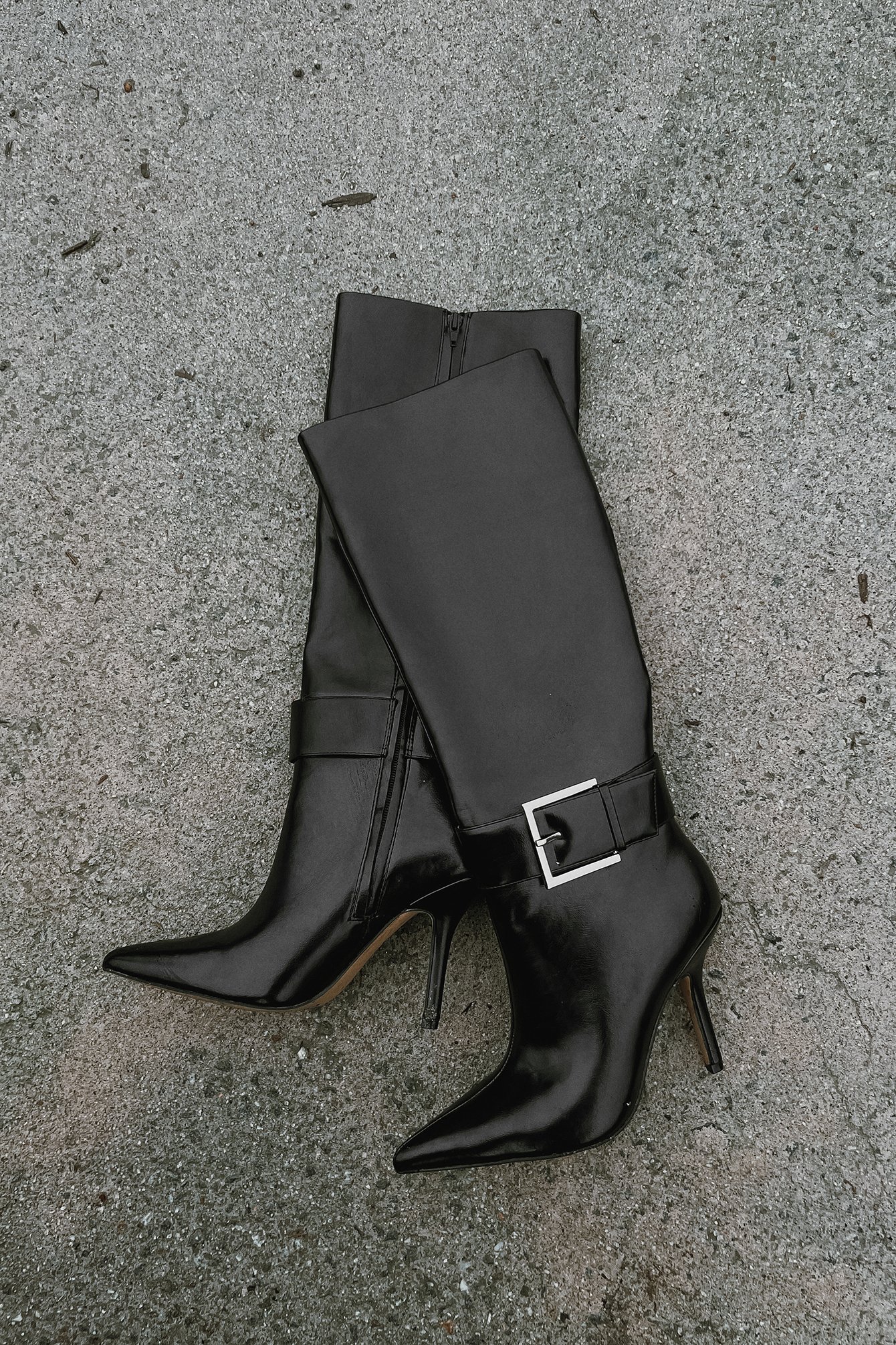 Gummistiefel mit einem Schnallen-Detail