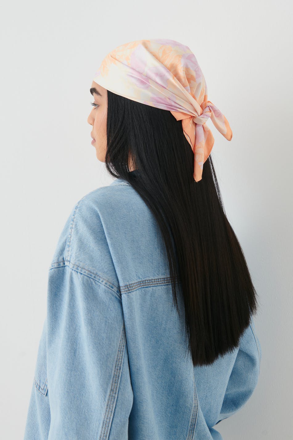 Satin scarf