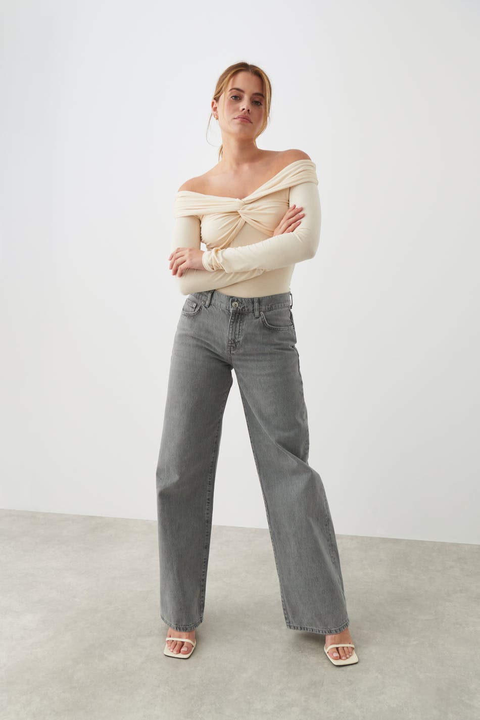 Soft touch detail top