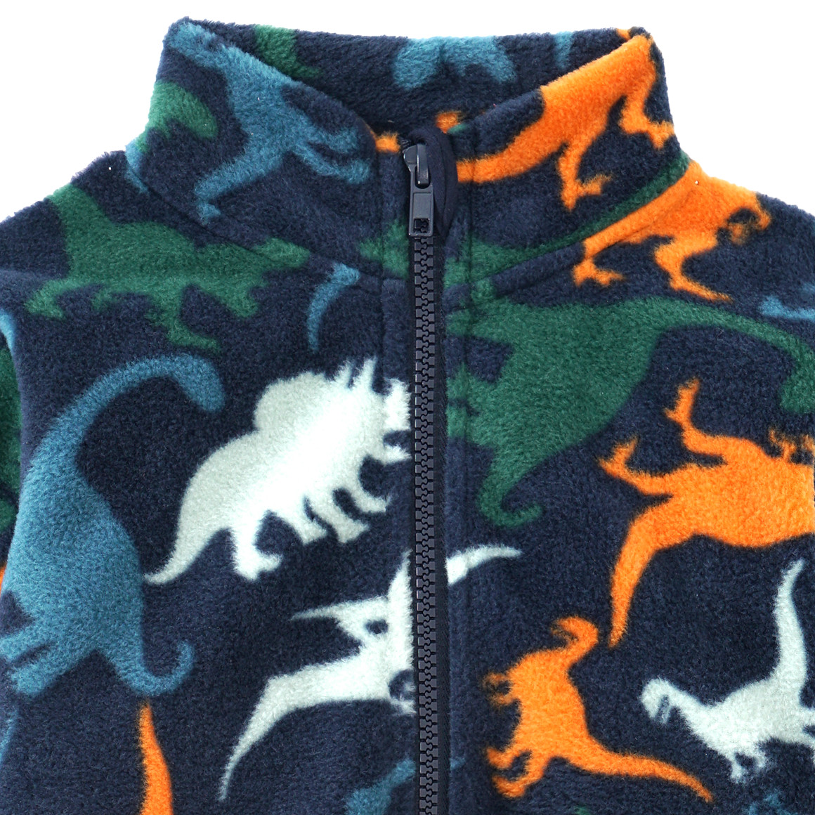 Jungen Fleecejacke mit Stehkragen