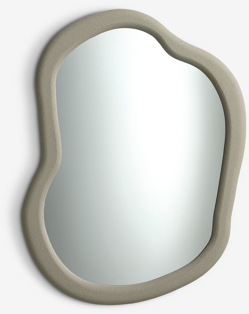ONSILD ONSILD mirror 44x60 organic shape light sand