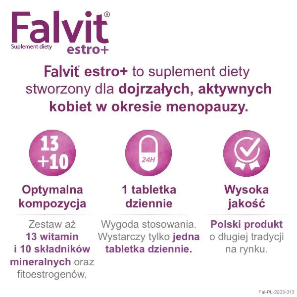 Фалвит Естро+, препарат који ублажава симптоме менопаузе, таблете