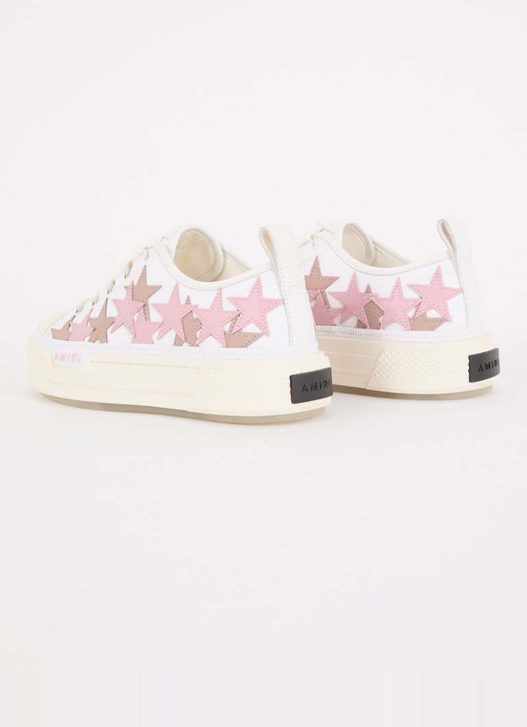Buty sportowe AMIRI Stars Court z siateczki ze skórzanymi detalami