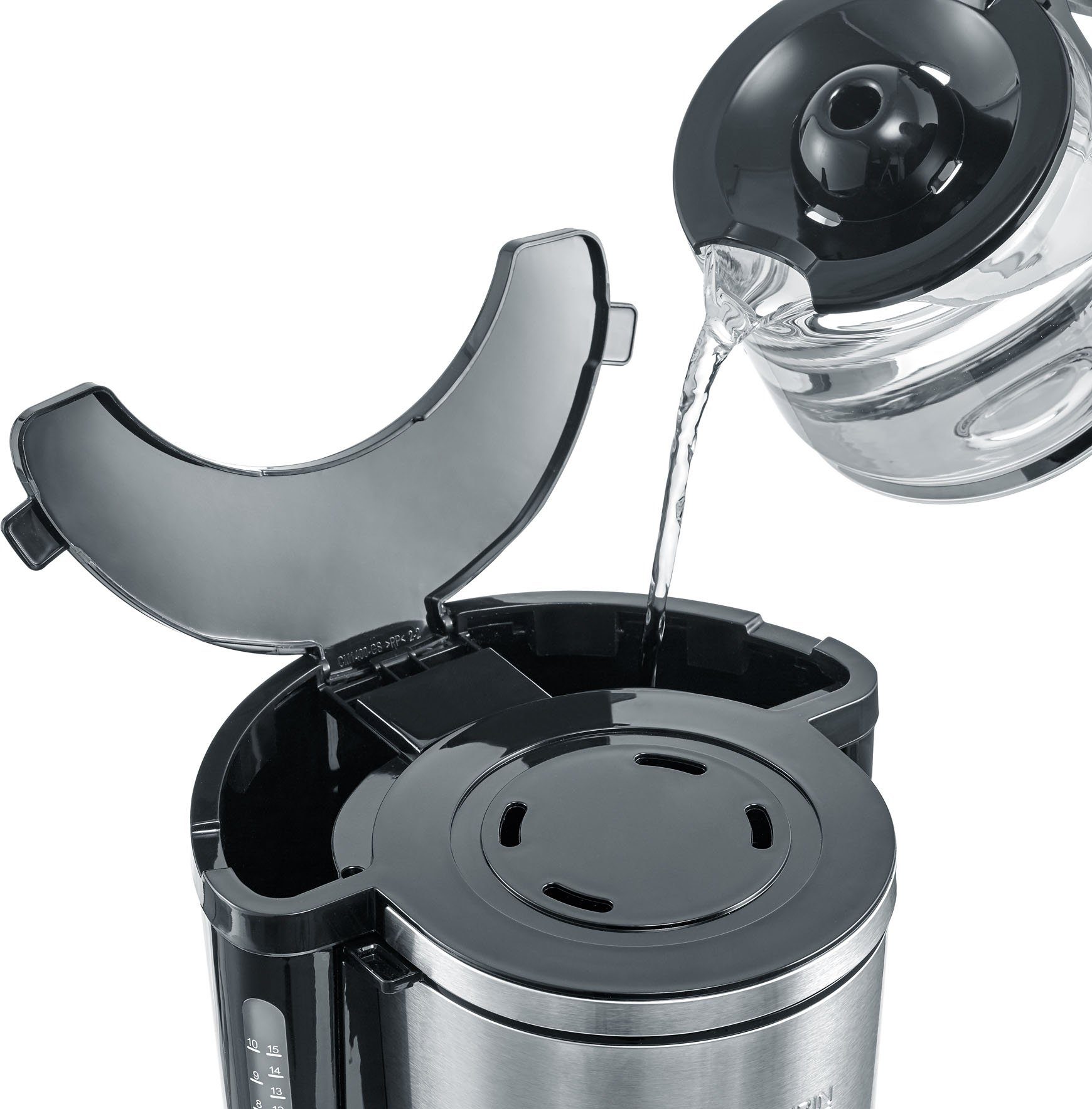 Severin Filterkaffeemaschine KA 4825, 1,25l Kaffeekanne, Papierfilter 1x4