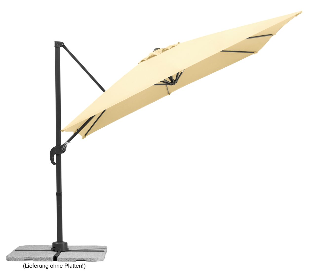 Schneider Schirme Schneider Ampelschirm RHODOS JUNIOR ca. 270 x 270 cm, natur