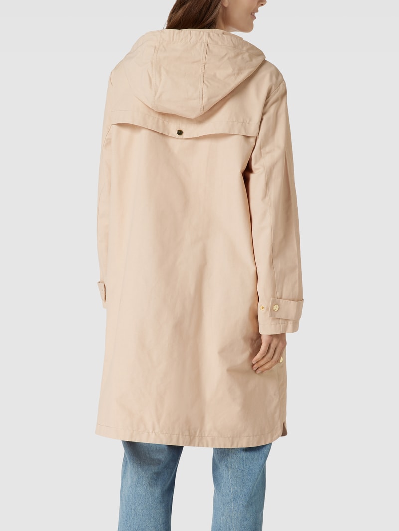 Parka mit Seitenschlitzen in beige
