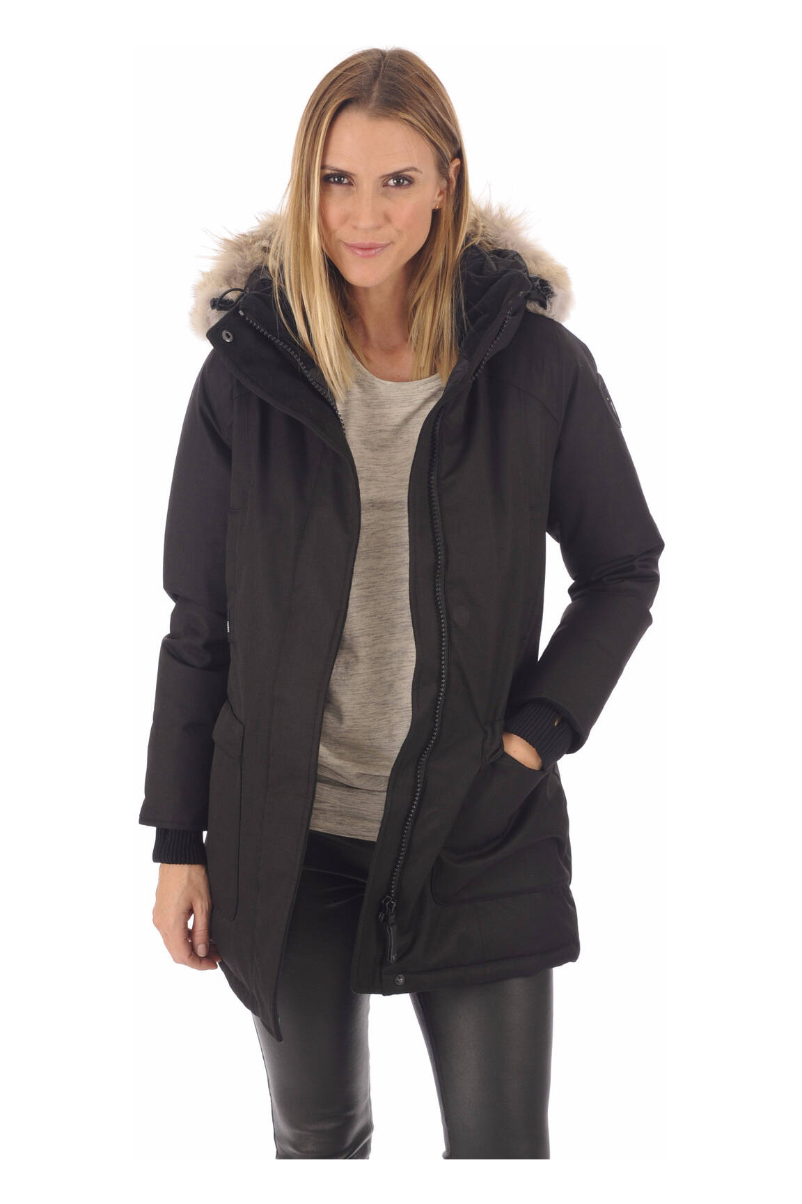 Nobis Parkas Femme couleur noir