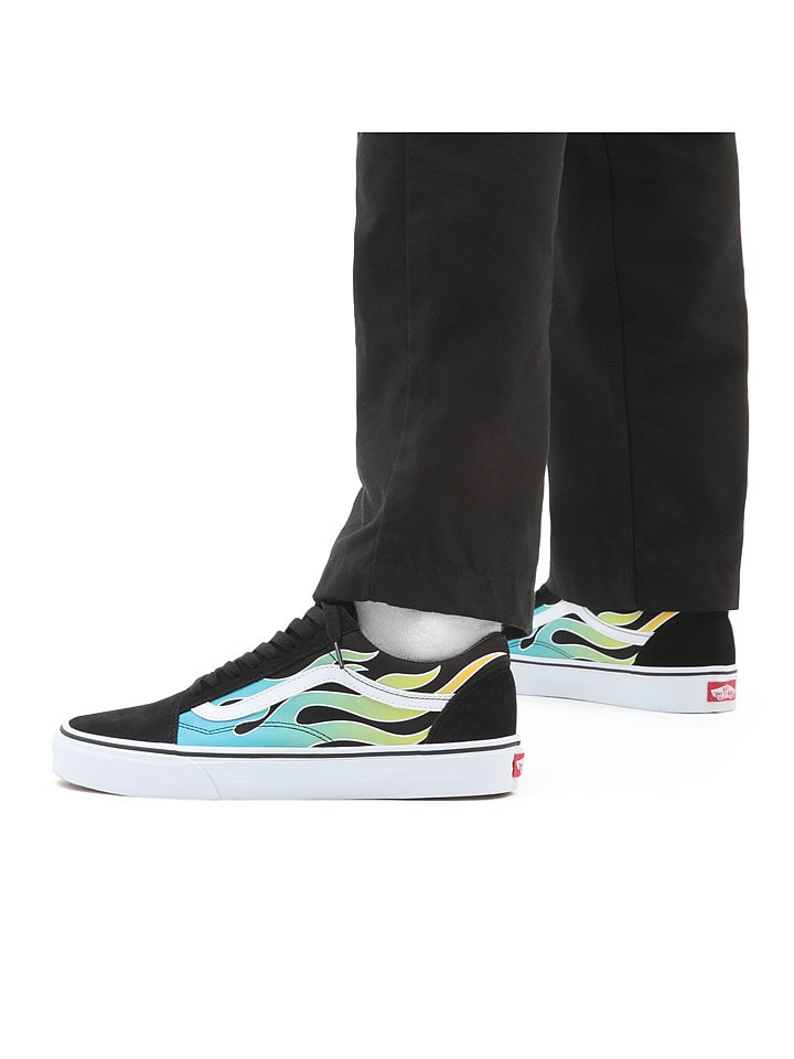 Vans Leder-Sneakers in Schwarz günstig kaufen