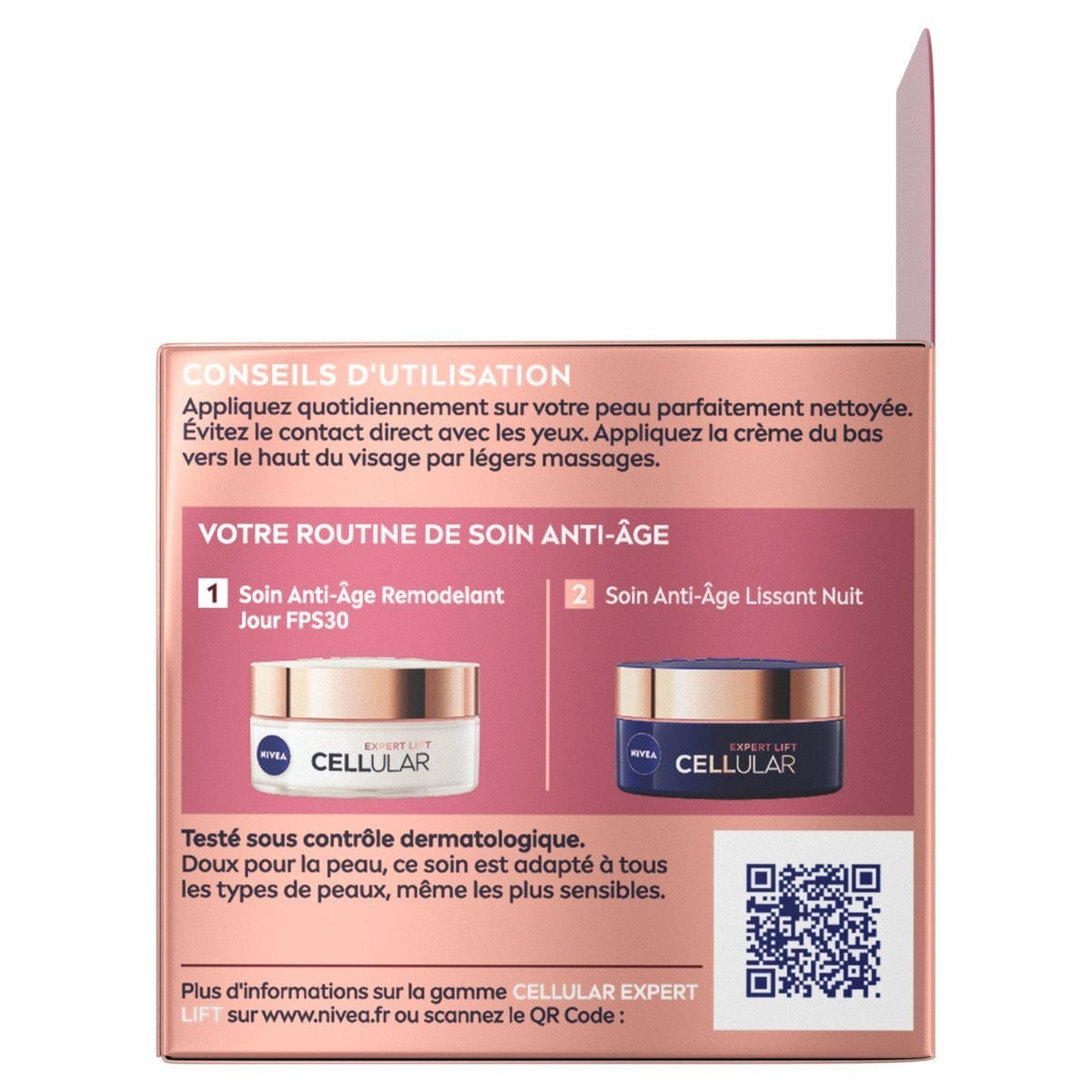 NIVEA Remodeling Day Cream, anti-wrinkle and anti-aging with Hyaluronic Acid and Bakuchiol SPF 30