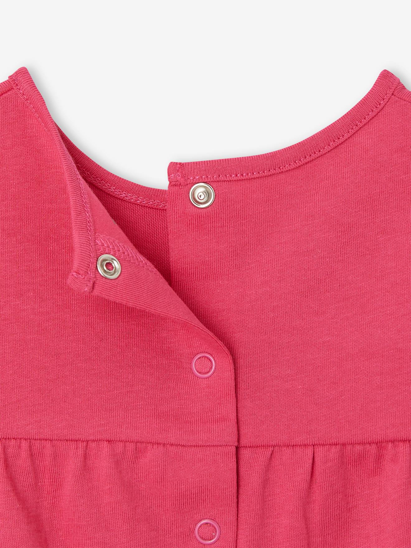 Vertbaudet Baby T-Shirt aus Bio-Baumwolle, personalisierbar - wollweiß