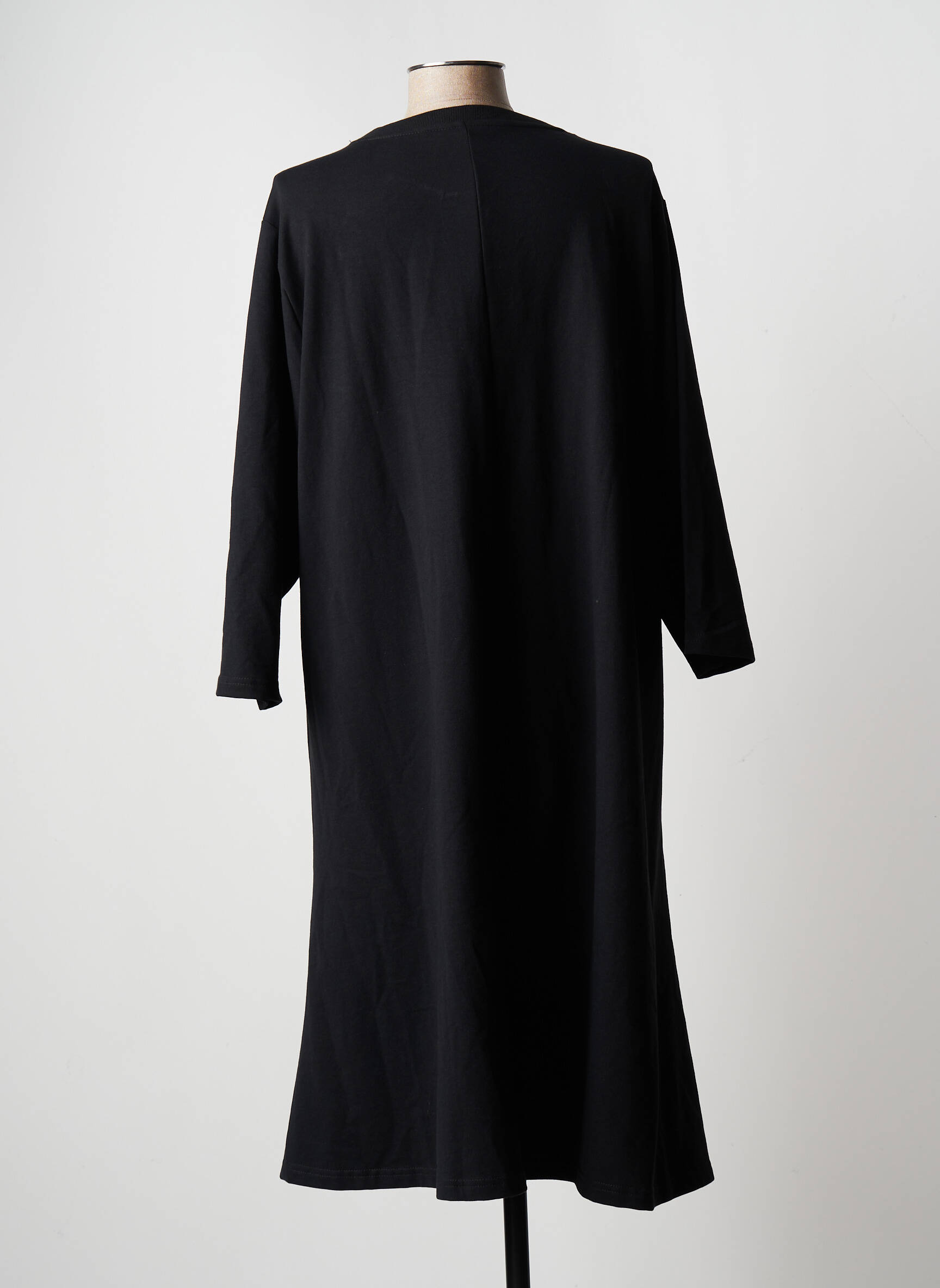 Ciso Robes Mi Longues Femme couleur noir