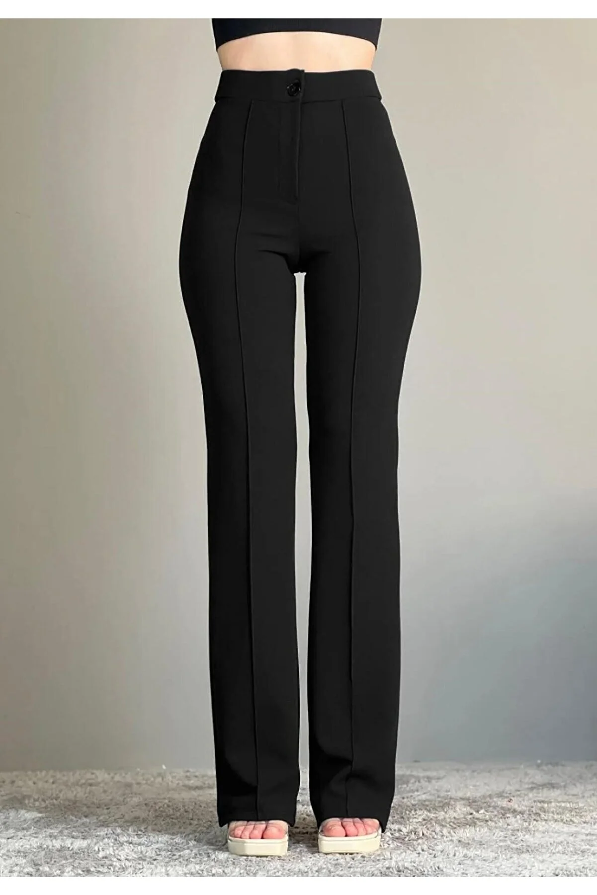 VOLT CLOTHİNG  Lycra-Hose mit weitem Bein für Damen