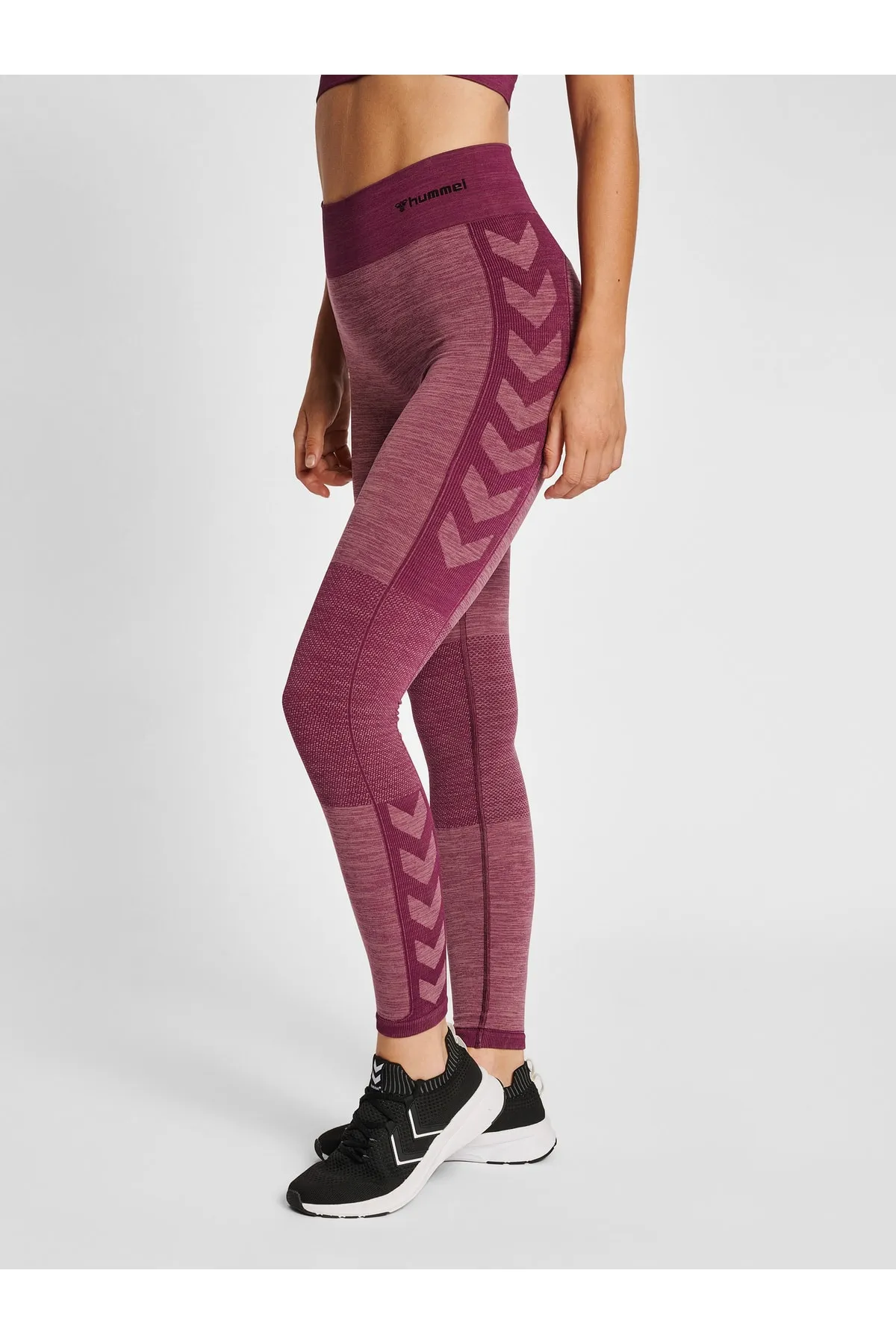 hummel  Sport-Leggings - Lila - Mittlerer Bund