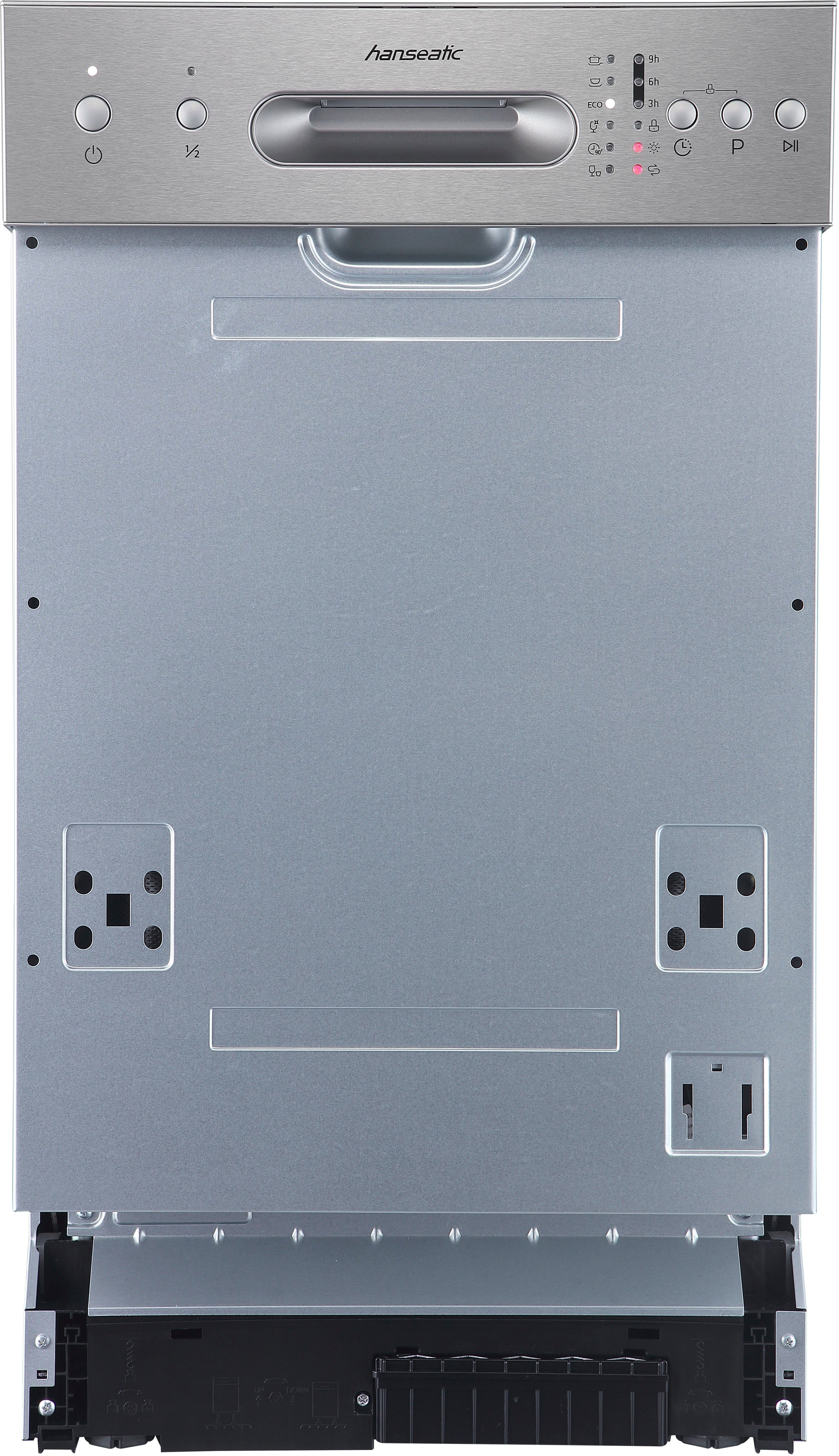 Hanseatic teilintegrierbarer Geschirrspüler, HGTI4582E97736BS, 9 Maßgedecke
