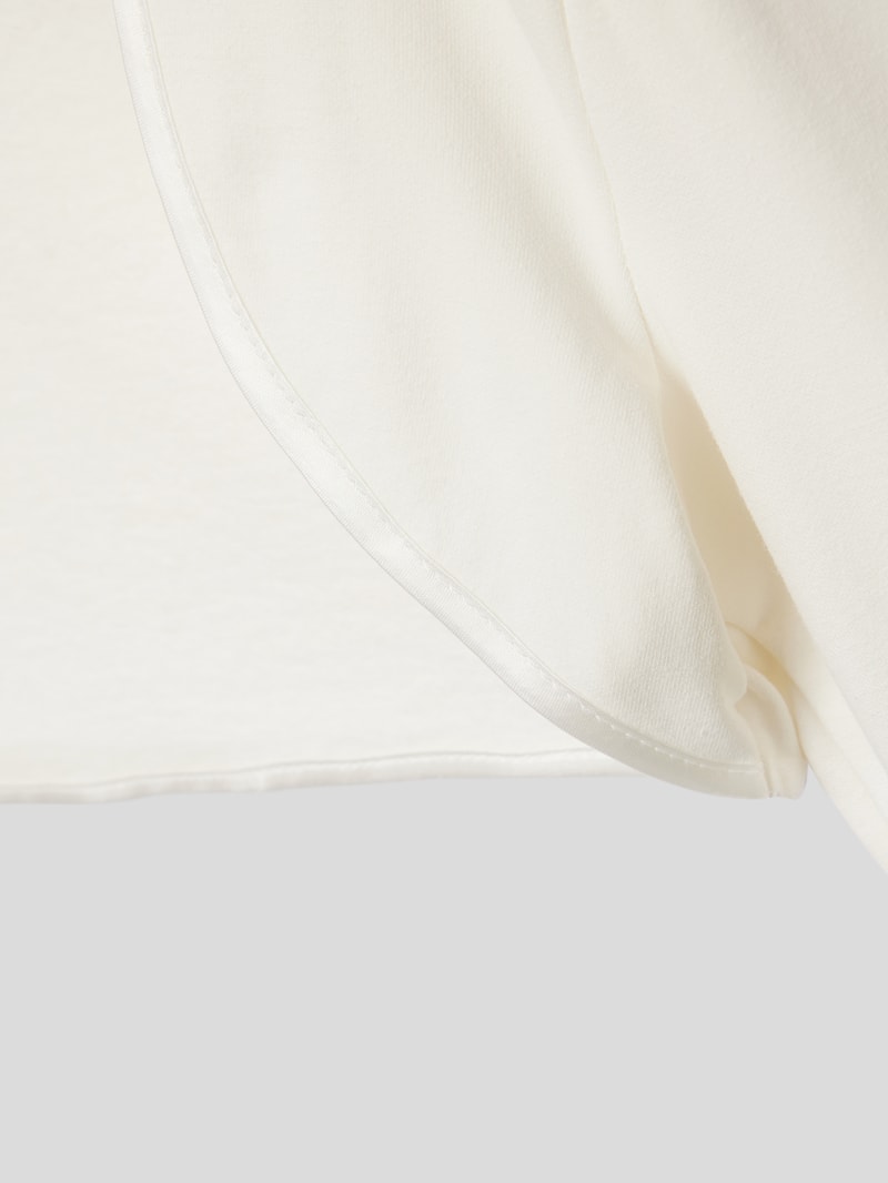 Bolero mit floralem Detail in ecru