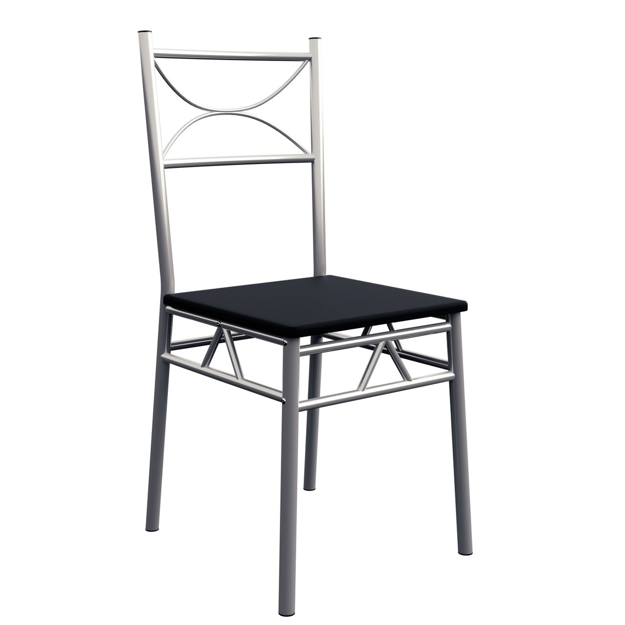 Casaria Sitzgruppe Paul Tisch 110 x 76 x 70cm Stuhl 87 x 46 x 38cm 4 1 5tlg schwarz