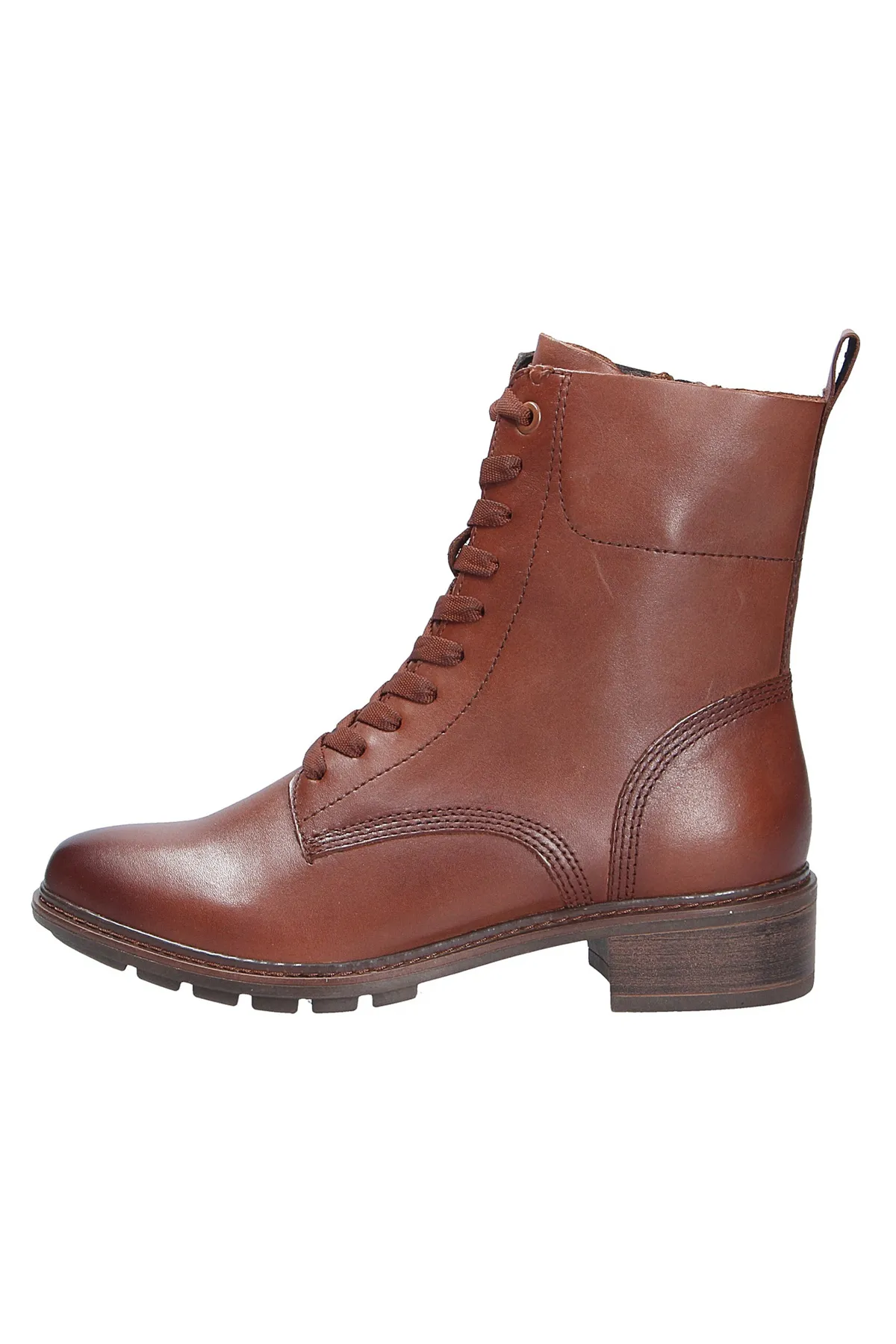 Tamaris  Stiefelette - Braun - Blockabsatz