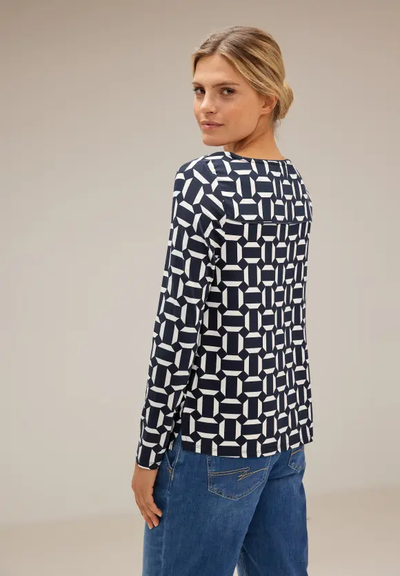 Street One Shirt mit grafischem Muster