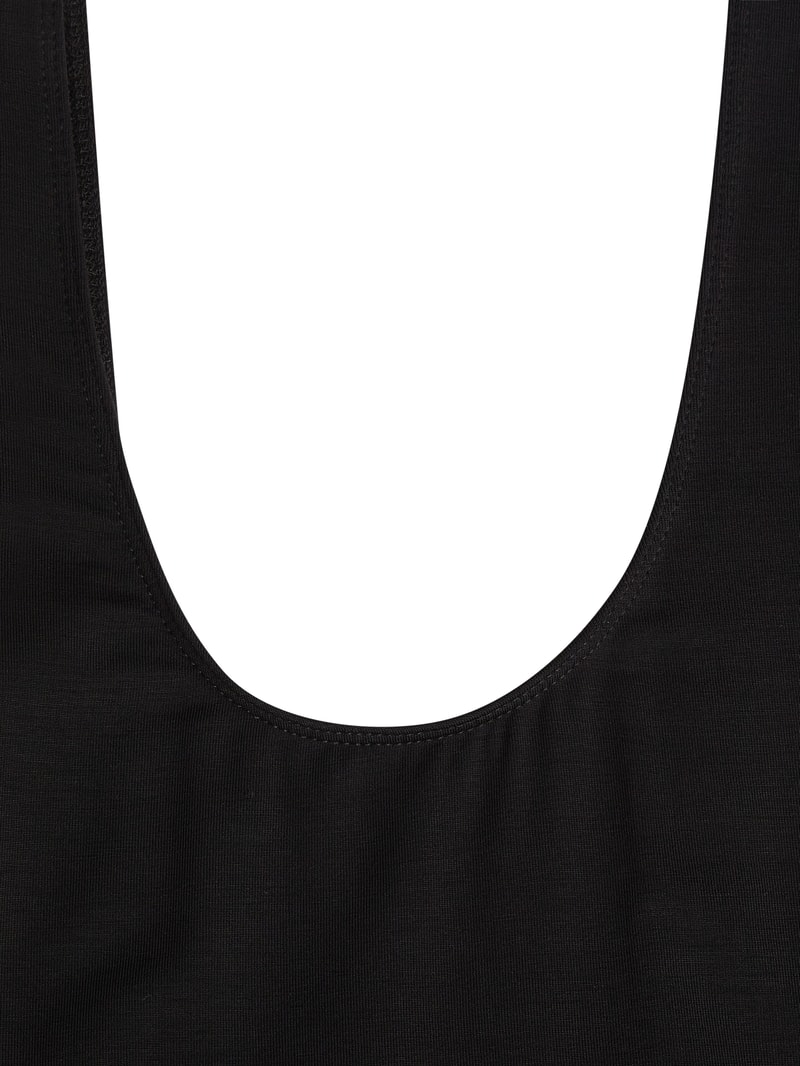Bustier mit Racerback in schwarz