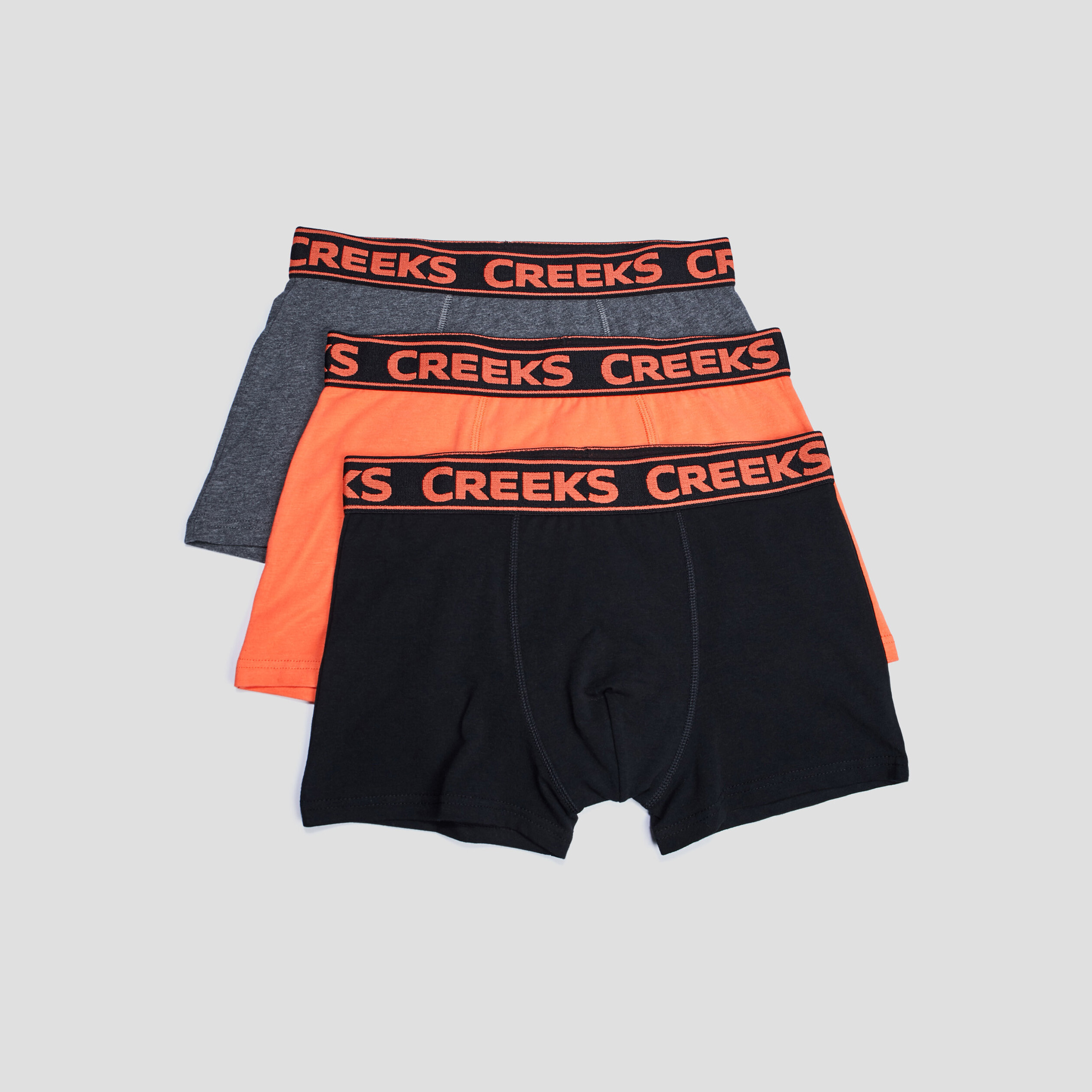 Lot 3 boxers Creeks jaune moutarde homme | La Halle