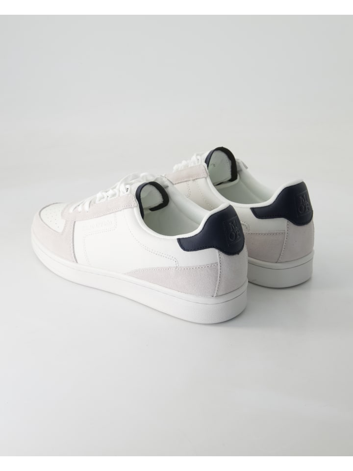 Marc O'Polo Shoes Sportliche Schnürschuhe in Weiß günstig kaufen