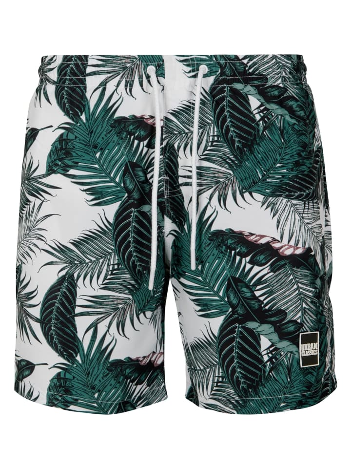 Urban Classics Urban Classics Badeshorts in palm leaves günstig kaufen