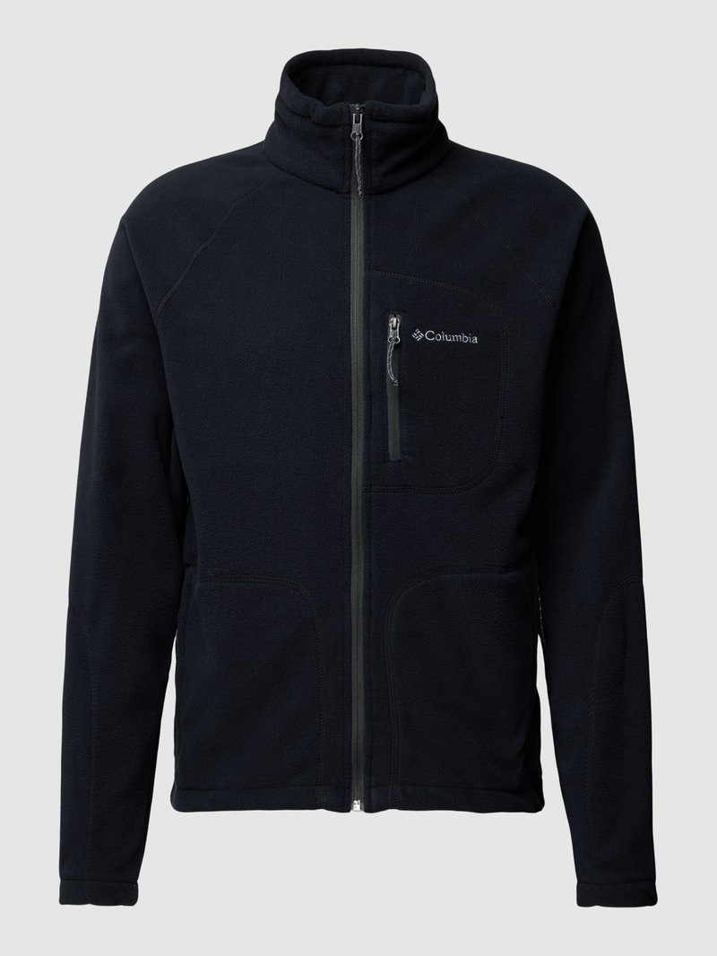 Jacke mit Label-Detail Modell 'Fast Trek' in schwarz