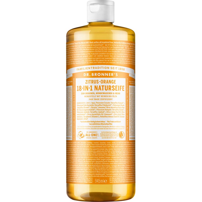Zitrus-Orange 18-in-1 Naturseife