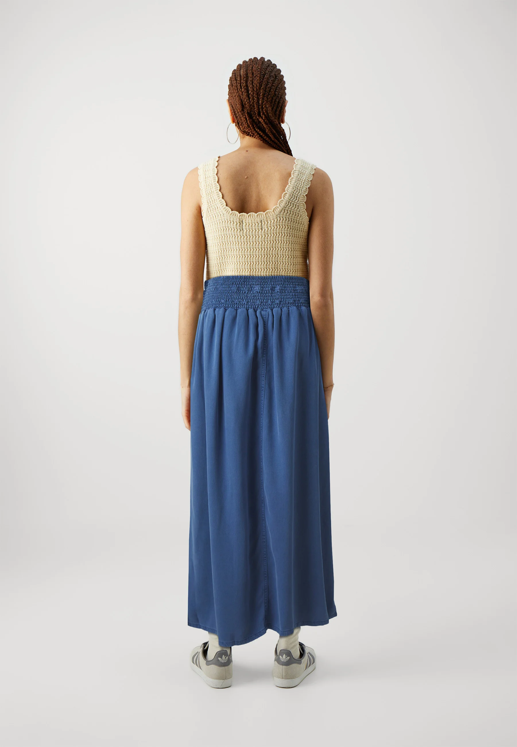 SOLO ONLBAHA FALDA LARGA VESTIDA - Falda plisada