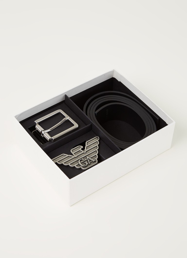 Ceinture en cuir Emporio Armani dans un coffret cadeau