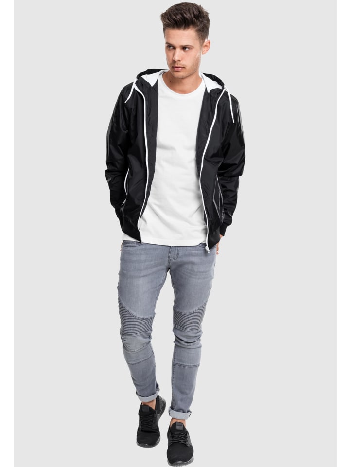Urban Classics Urban Classics Windbreaker in blk/wht günstig kaufen