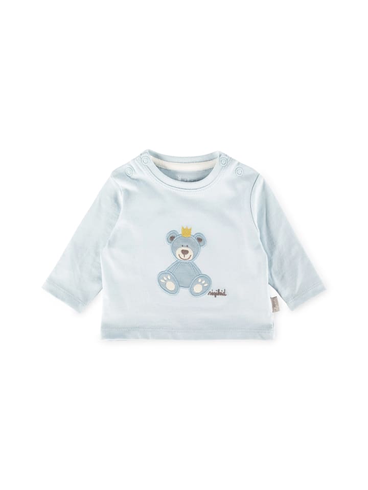 Sigikid Langarmshirt Classic Baby in hellblau günstig kaufen