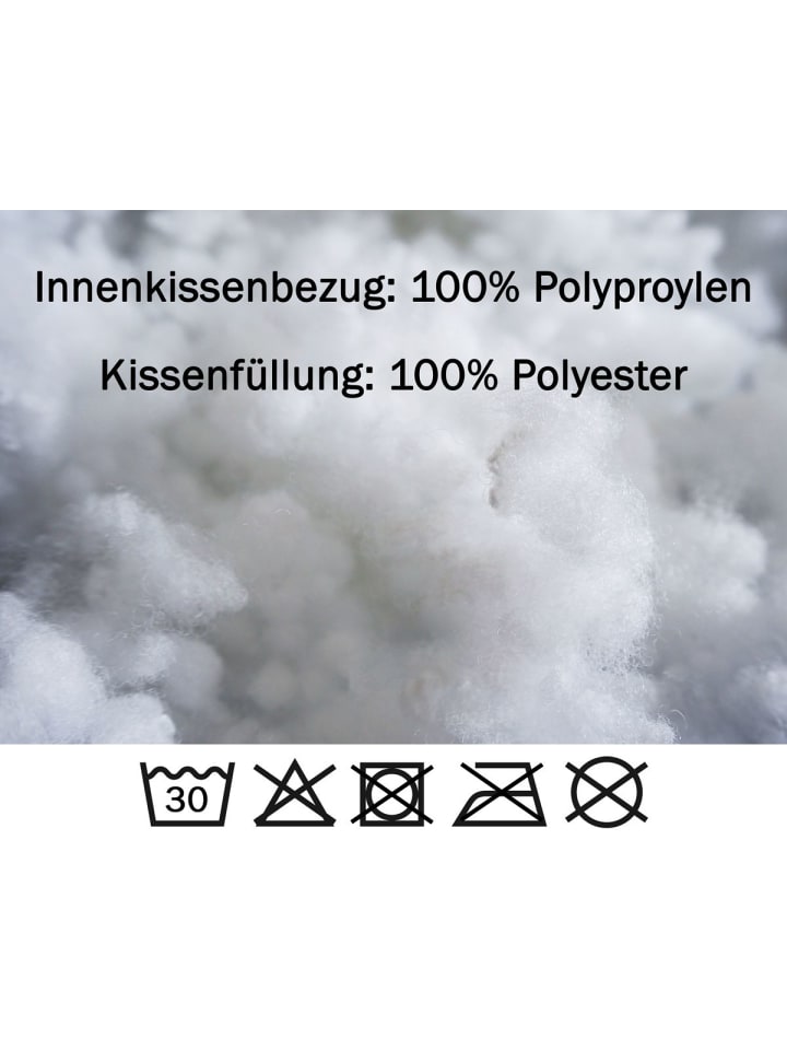 JACK 2er Set Innenkissen Kissenfüllung Wasserfest Inlett in Weiß günstig kaufen 45x45 cm