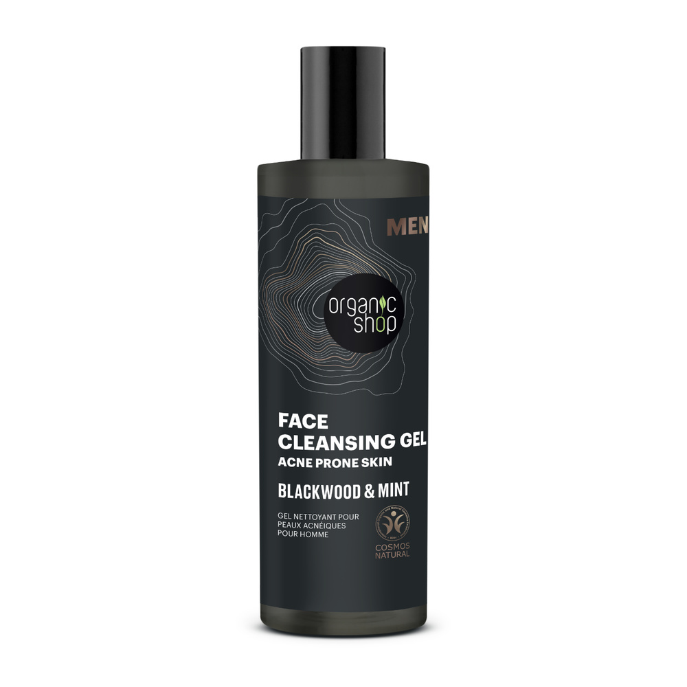 organic shop Gel nettoyant visage pour peaux acnéiques certifié Naturel Gel nettoyant visage