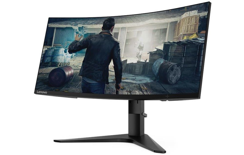 Lenovo G34w-10 schwarz Gaming-Monitor Curved-Gaming-Monitor (86,40 cm/34 