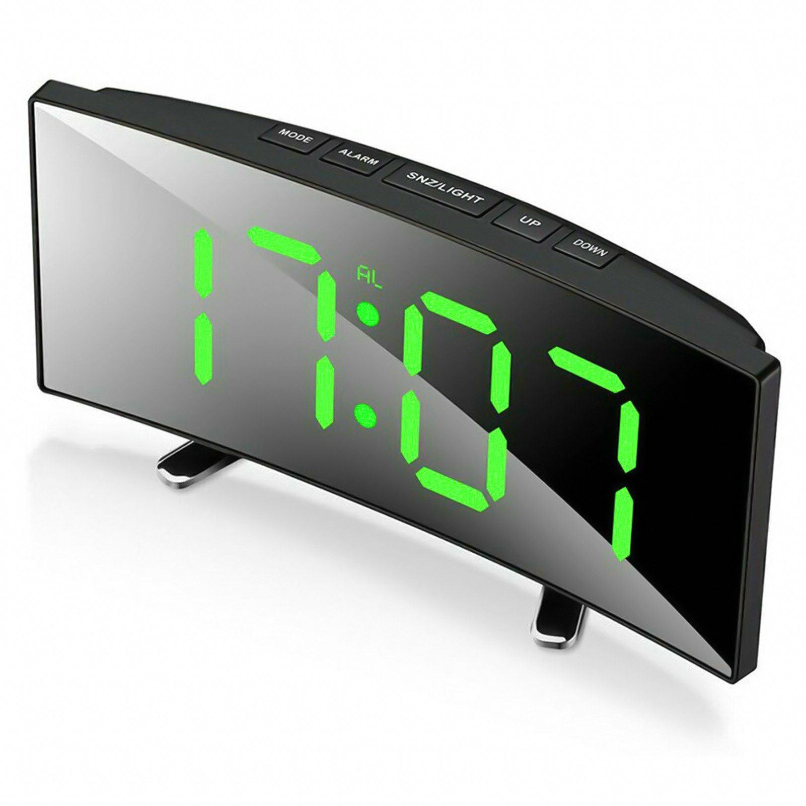 DOPWii Wecker LED-Digitaler Wecker,Snooze, LED-Display,Alarmwecker,Tischuhr