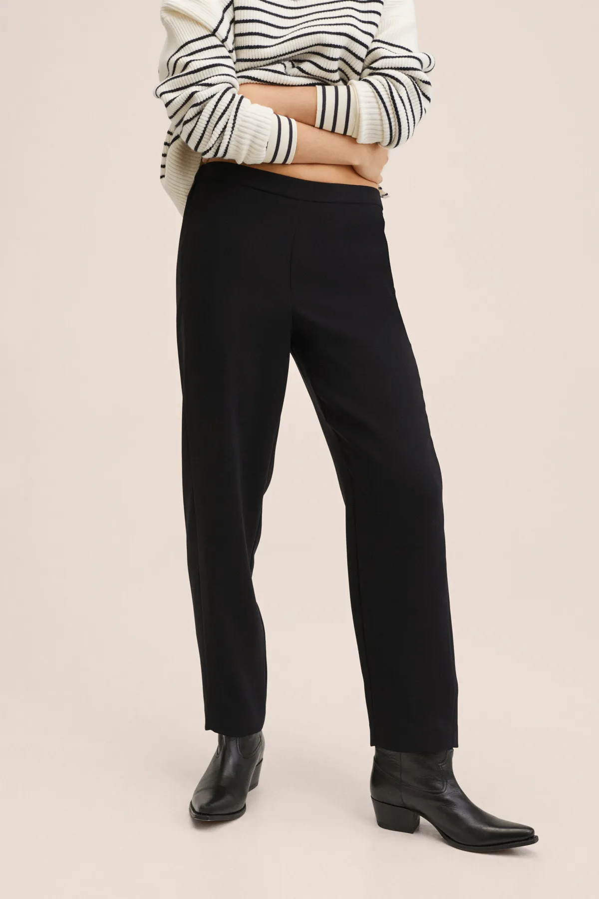 MANGO  27083262 Hosen und Leggings Schwarz