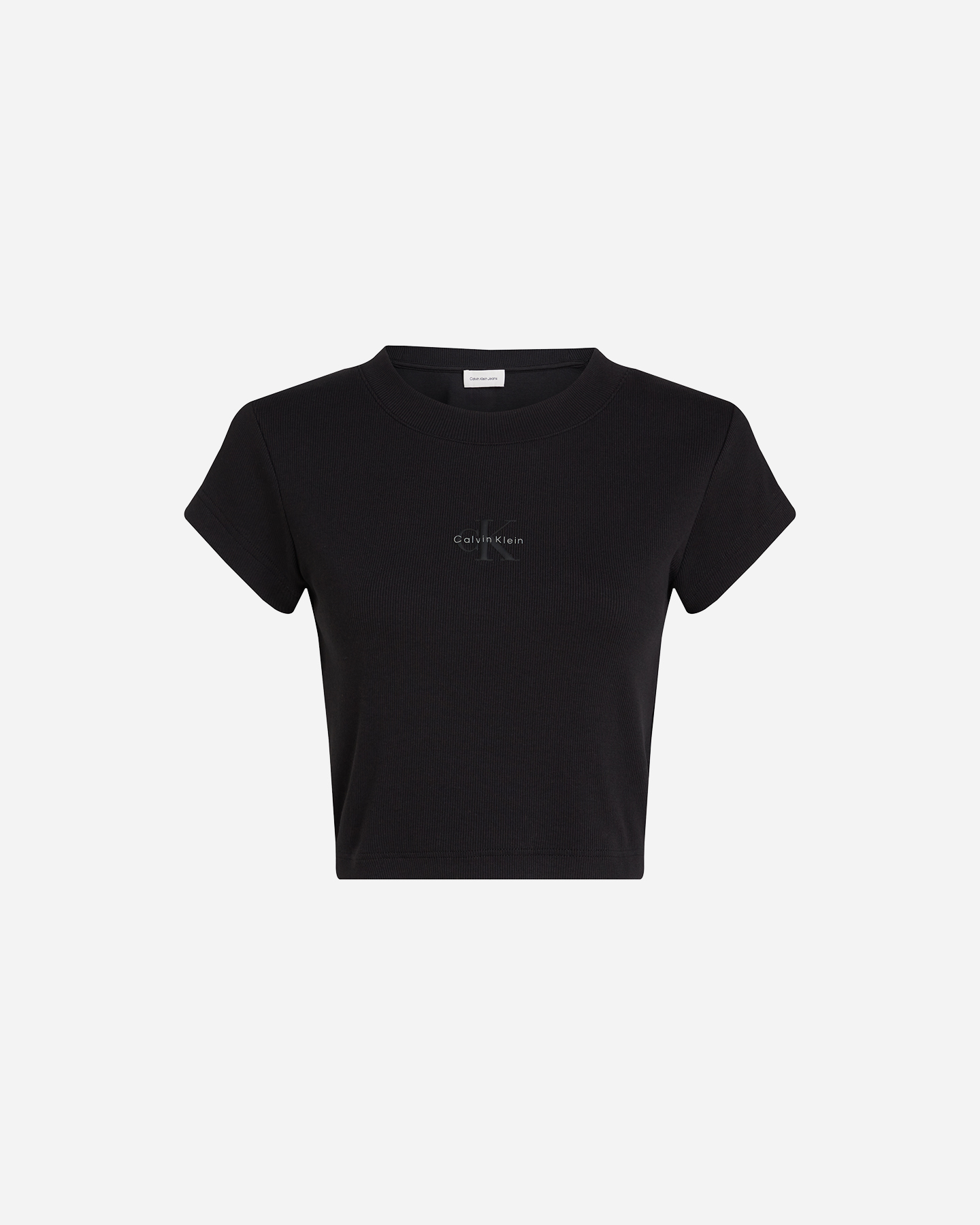 Calvin Klein Jeans T-shirt met ribbels en monogram W LV047AB802-UB1