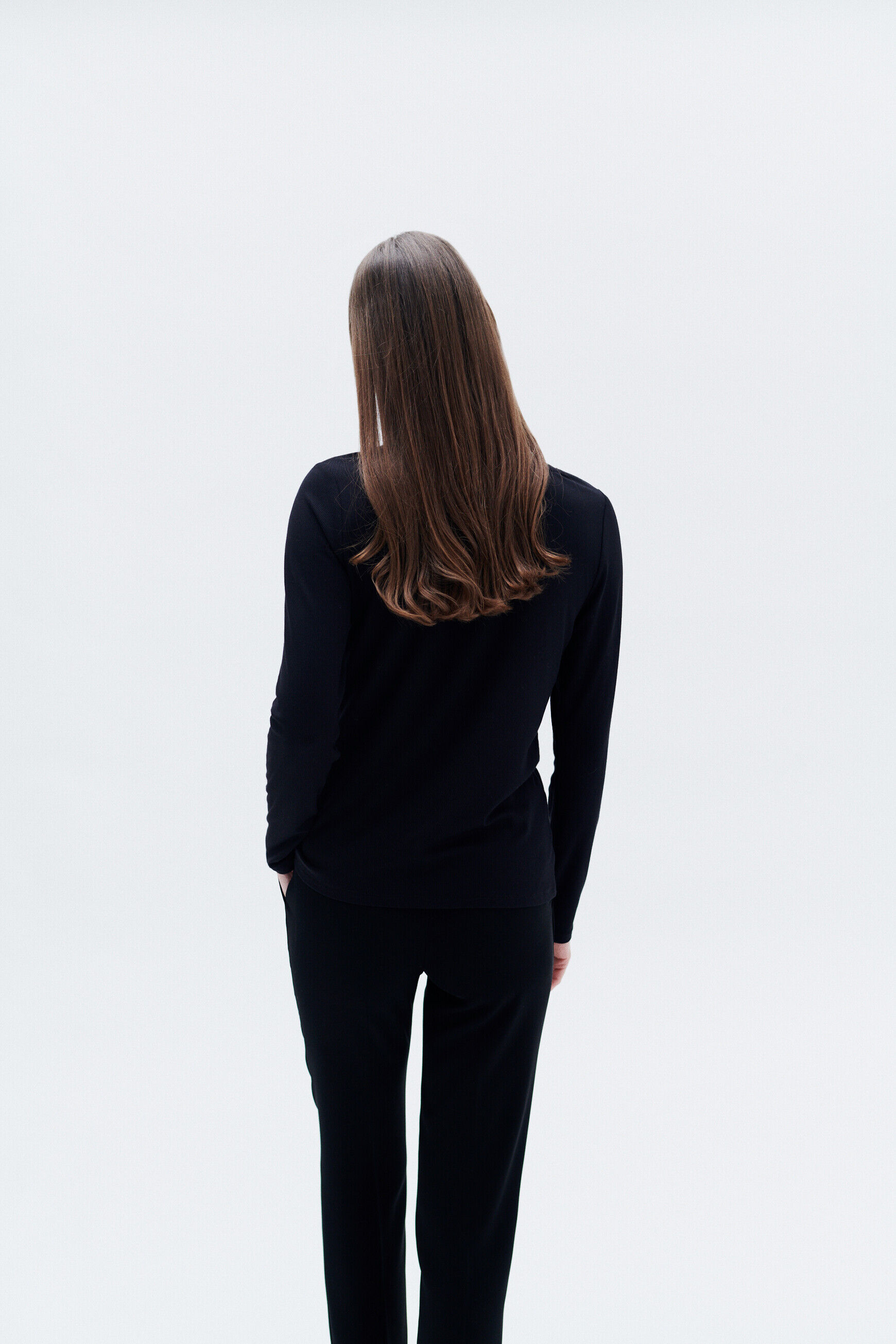 T-shirt tany noir femme