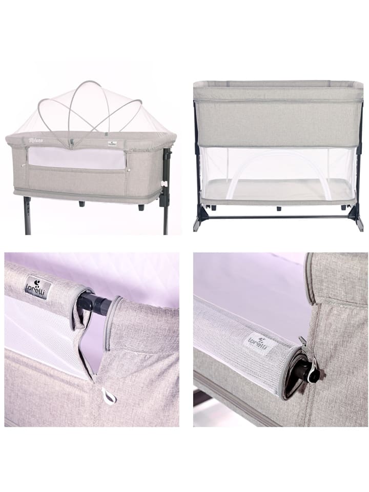 Lorelli Babybett Milano 2 in 1 in grau günstig kaufen onesize