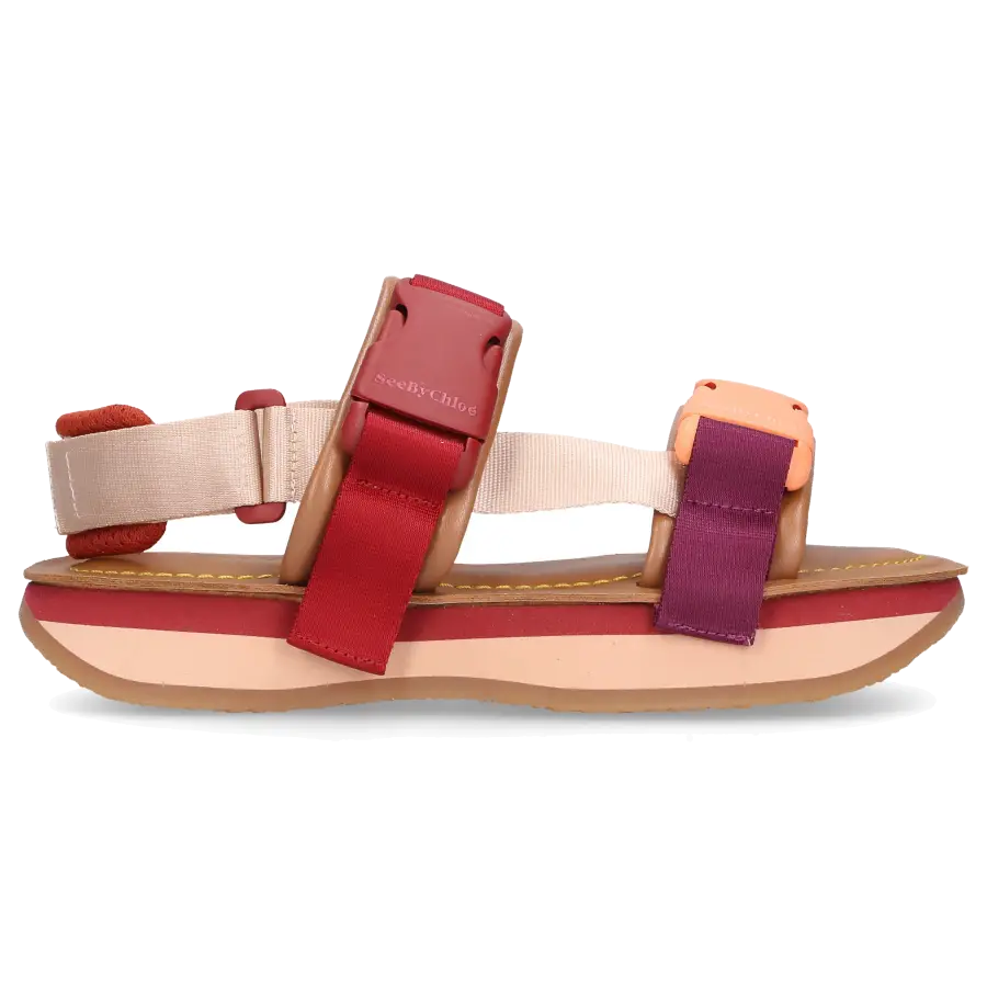 SEE BY CHLOÉ - Sandalen YSEE Nylon - braun