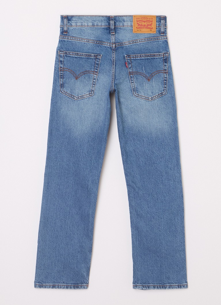 Blugi Levi's 551Z cu croială dreaptă, spălare medie