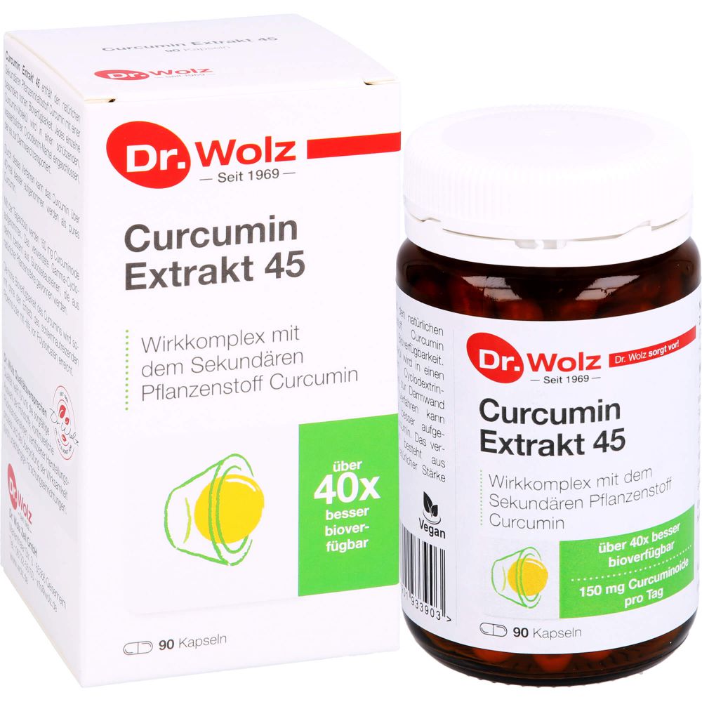 CURCUMIN EXTRAKT 45 Dr.Wolz Kapseln