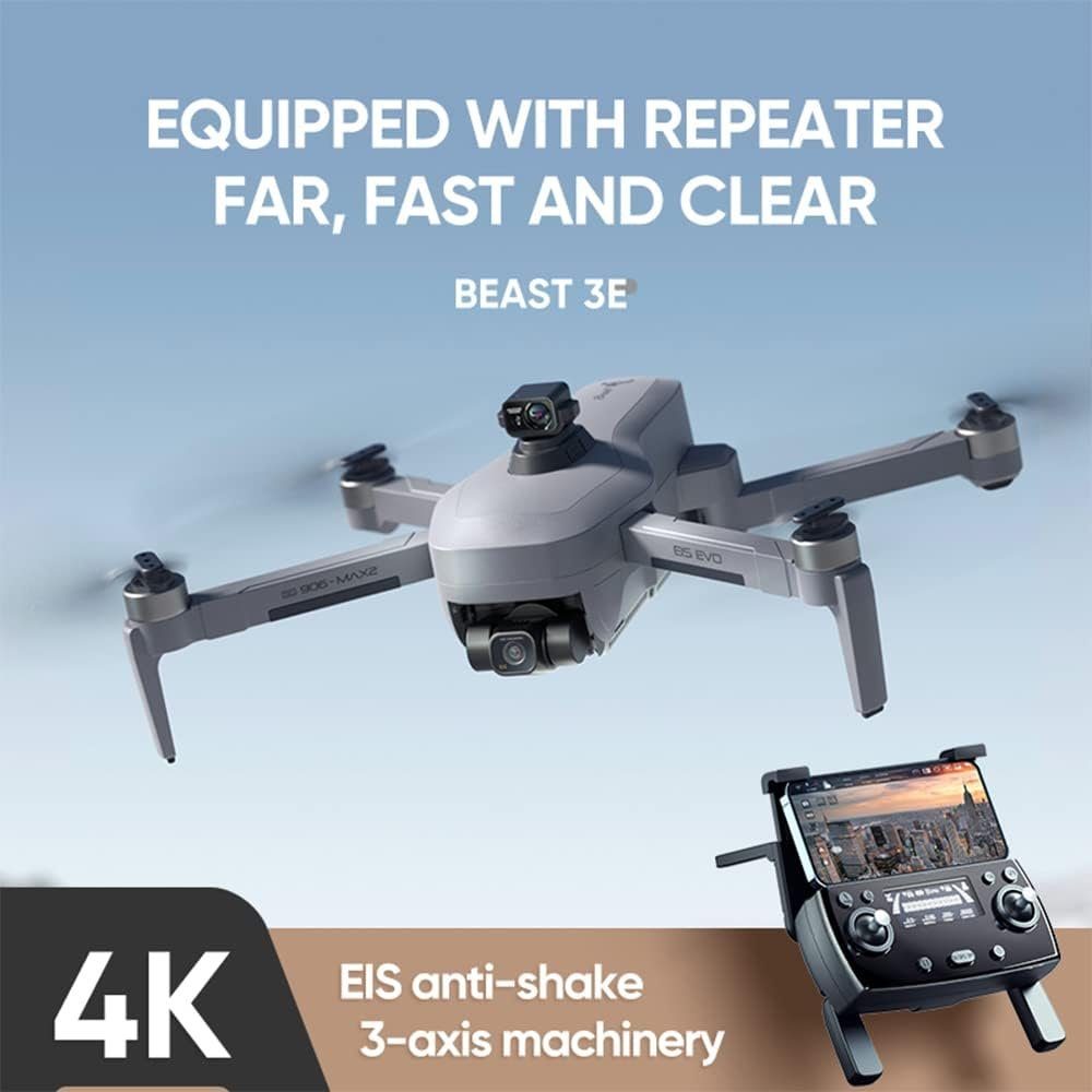 Teeggi ZLL SG906 MAX2 GPS 4km Kontrollabstand Drohne (mit Kamera EIS 4K HD360 Grad Laser Hindernis Vermeidung 3Achsen Gimbal)