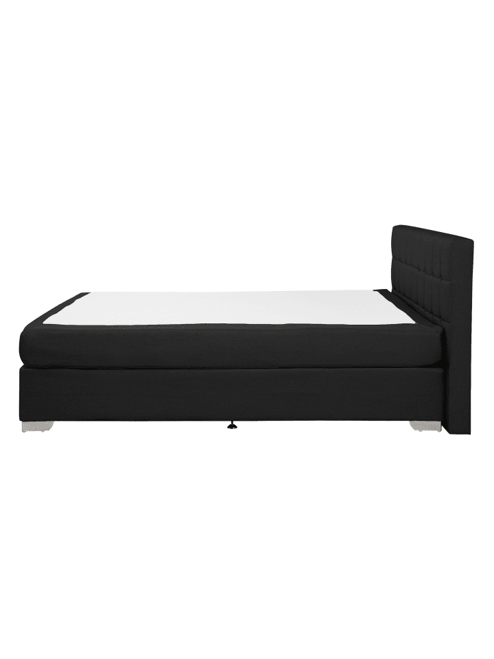 Beliani Doppelbett ADMIRAL in Schwarz/Silber - (W) 151 x (H) 92 x (L) 212 cm günstig kaufen onesize
